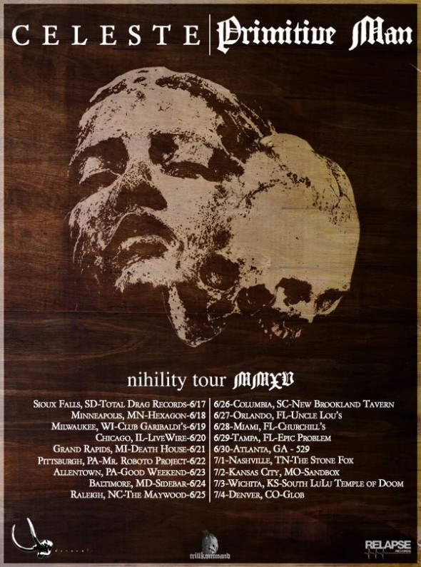 Primitve Man and Celeste Tour 2015