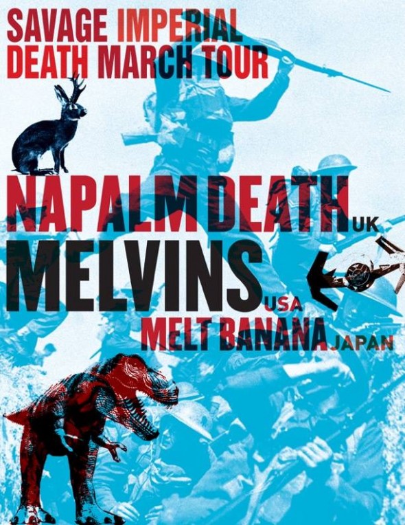 naplam death melvins melt banana us tour 2016