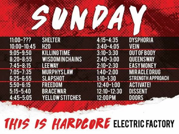 sunday tih sets 2017
