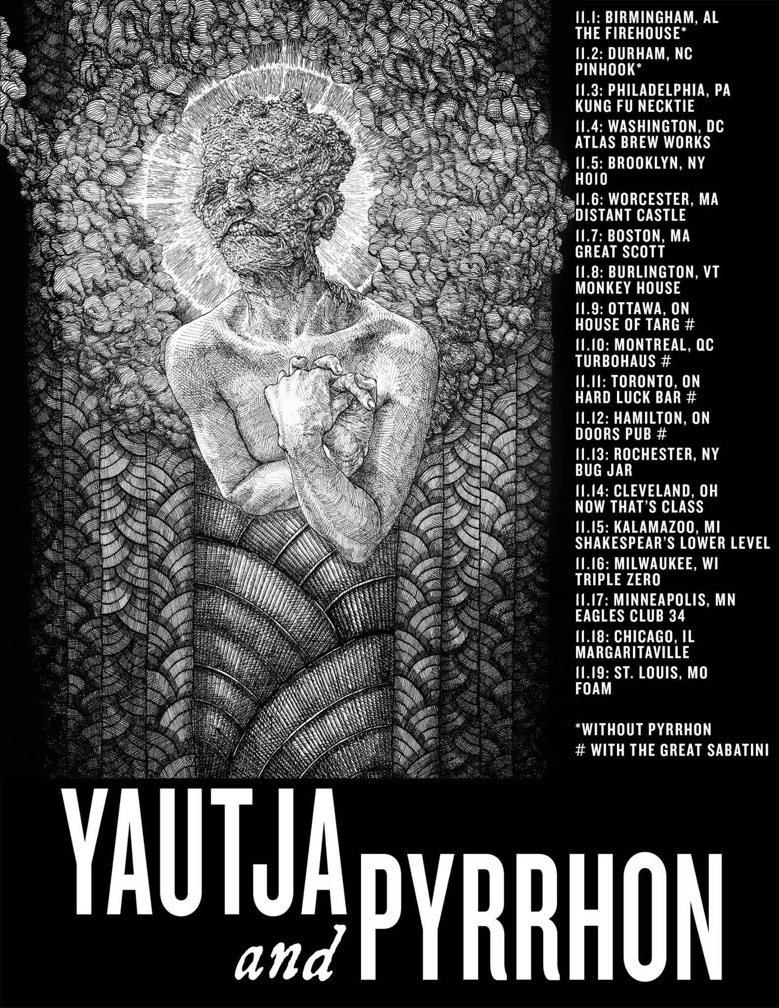 yautja pyrrhon us tour 2017