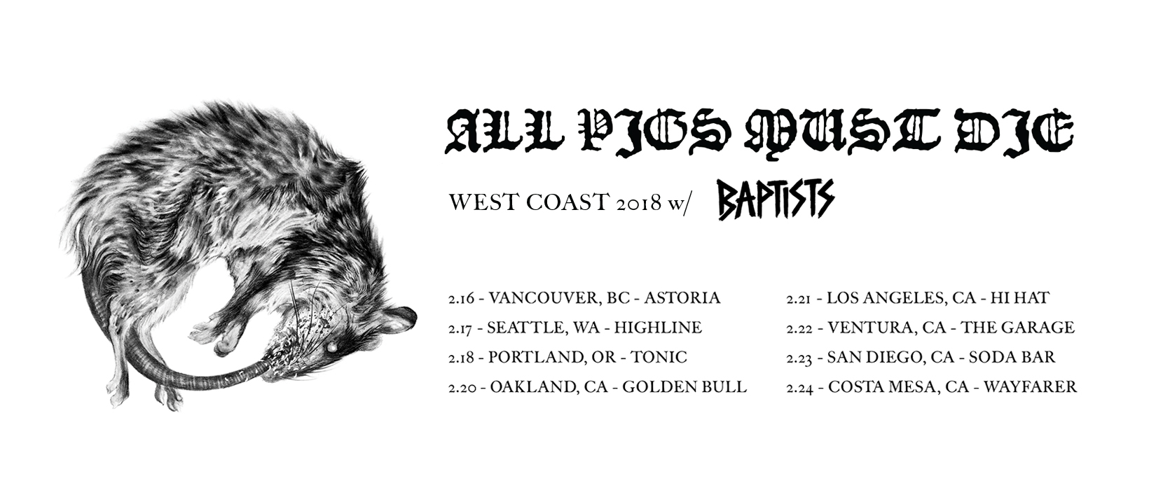 apmd baptists us west coast 2018 tour poster