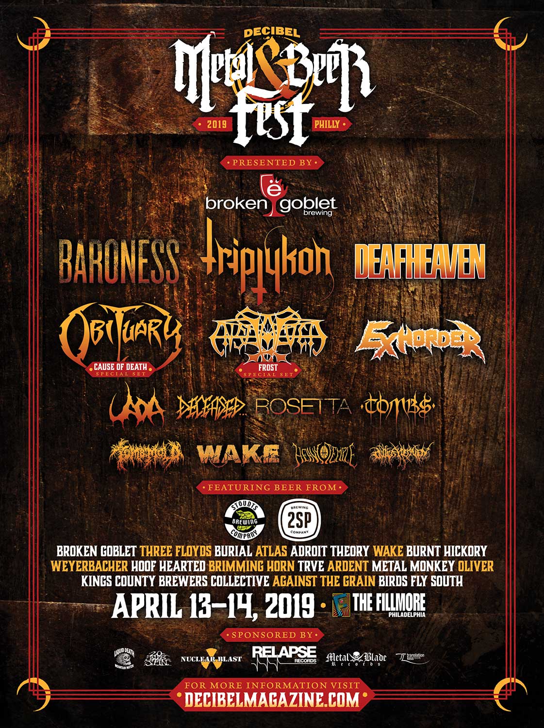 decibel metal beer fest 2019